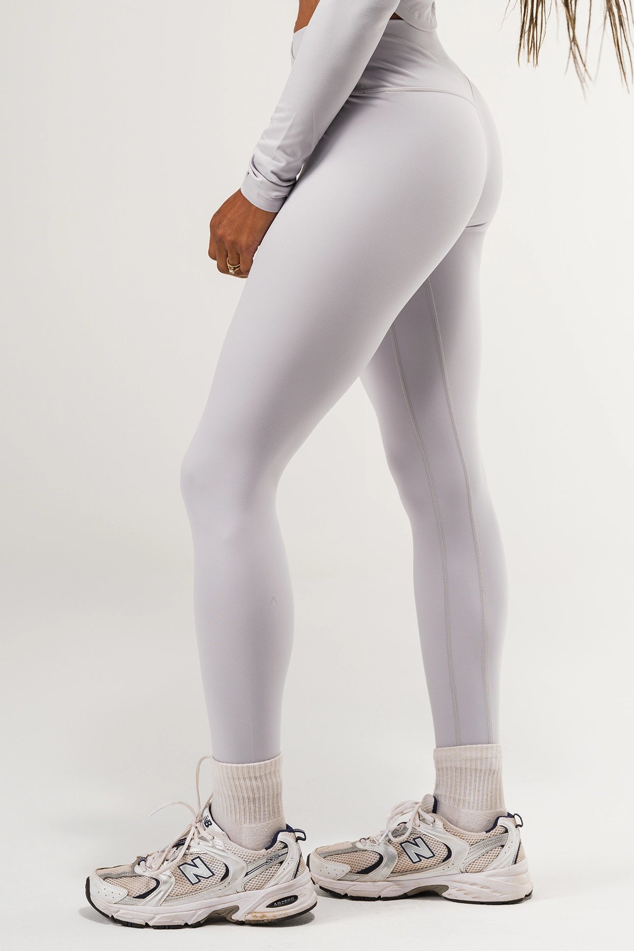 Milky Grey 28" Evo Crossover Legging