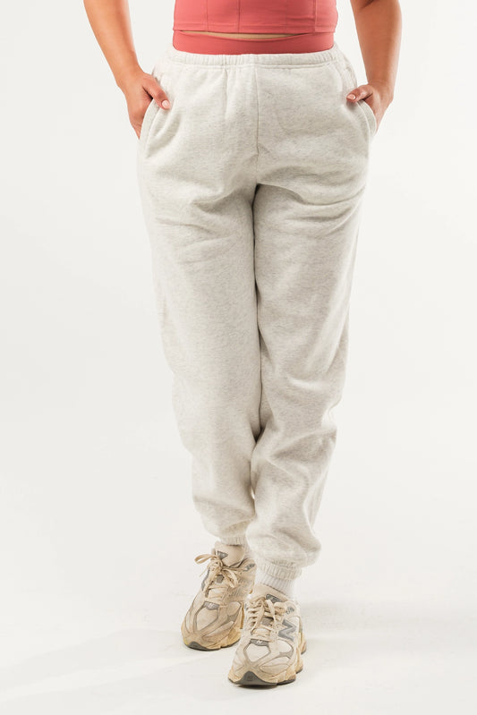 Heather Grey Essential Sweatpants