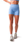 Ice Blue Biker Short