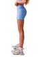 Ice Blue Biker Short