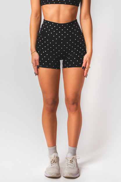 Polka Dot 4" Evo Biker Short