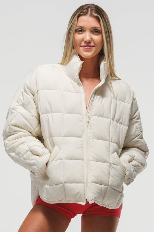 Cream On the Go Puffer Jacket